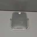 Foldable Make Up Mirror, Hand Mirror, Magnifying Mirror for Cosmetic Use, Stand Mirror, Mirror with Stand Acrylic, Transparent, 7.1 x 8.3 x 2.2 in