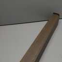Kazai. Wall-Mounted Coat Rack 'Toke' - Modern Design Coat Rack with Hidden Wall Hooks - Solid Wood Veneer Panel Coat Hanger - Oak, Dark