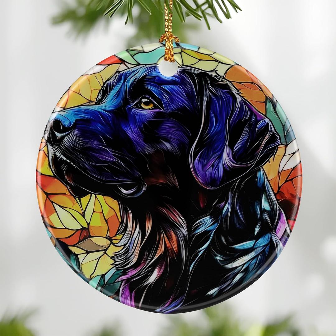 Black Labrador Retriever Ornament, Christmas Ornament Christmas Tree Decor, Holiday Decoration, Stocking Stuffer, Festive Gift Idea, Gifts for Dog Lover, Dog Owner, Friends, and Family