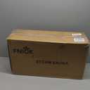 Portable Steam Sauna at Home, 9 Levels Heating, Sauna Tent for Home with Steamer and Folding Chair, Sauna for Relaxation, Detoxification, Spa (Black)