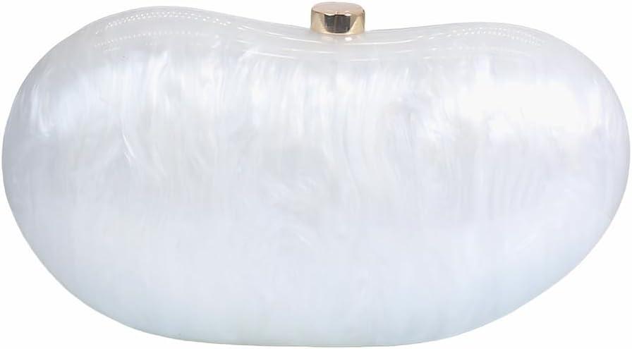 Evening Clutch Purse for Women Formal Party Purse Unique Shell Handbag Cocktail Wedding Clutch Crossbody Bag