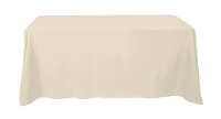 Brillmax Table Cloth 90x132 100% Polyester Beige 2Pack