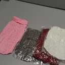 4 Pack Dog Sweaters for Small Dogs, Puppy Small Medium Warm Clothe in Winter, Pet Cat Turtleneck Knitted Sweaters Cold Weather for Boy Girl Pet Chihuahua Doggie, Four Colors(M)