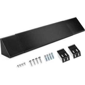 Adjustable Fireplace Hood - 28-48 Inch Heat Deflector Shield for Mantel Protection, Wall Mounted Fireplace Smoke Guard (4 Inch)