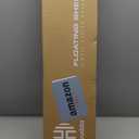 Habudda Floating Shelves for Wall, Bathroom Bedroom Kitchen Book Shelf, Rustic Wooden Home Decor Plant Display, Varnished Natural Solid Wood, Mounted Invisible Bracket, 30" Set of 2 (30"×6.7"×1.6")