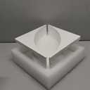 UNIFAMILY 2Pcs Gypsum Doorway Arch Kit, 8.5 x 8.5 x 5IN Interior Doorway Precurved Drywall, Rounded DIY Arch Doorway Kit for Corner, Easy to Add Half Round Drywall to Any Opening for Decoration