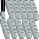 Folding Chair Leg Caps, 7/8 Inch Heavy Duty Plastic Round Chair Covers, Grey Furniture Leg Feet for Hardwood Floor Protectors (300 Pcs)