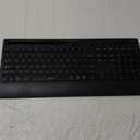 Wireless Keyboard Lag-Free Ergonomic Keyboard Full-Size with Phone Holder & 10 Independent Shortcuts