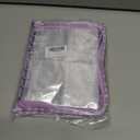 Jewelry Storage Book Transparent Earring Bracelet Rings Necklace Pouch Organizer Zipper Bag with pockets (purple)