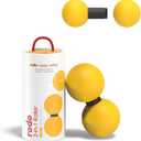 Rodo 2-in-1 Soft Peanut & Lacrosse Ball Roller | Deep Tissue Massage Tool for Fascia, Plantar Fasciitis, Hips & Back | Mobility & Recovery Roller | Compact, Travel-Friendly, Pilates, Therapy Ready