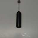 CIRCLE JOY Rechargeable Milk Frother Hanheld, Dual Coil Whisk Head Electric Coffee Frother, Portable Hand Frother Wand Drink Mixer for Matcha Lattes Cappuccino, Kitchen Gifts, Black