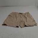 Women's Hiking Cargo Casual Shorts 6 inches Lightweight Quick Dry Athletic Shorts for Golf Workout Travel Summer 2025 (X-Large, Khaki)