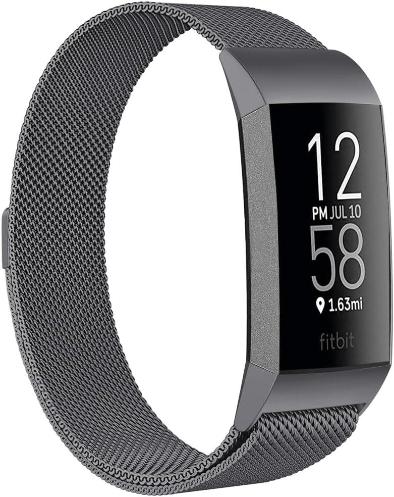 Di Fitbil Charge 3/4 BLK Mesh Band