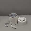 Filter Portable Purifier for home with USB Type C Cable，portabilitysmall air purifier，3-Stage Filtration System and Quiet Air Cleaner With Night Light，for Smokers Pollen Pets Dust Office，Aromatherapy