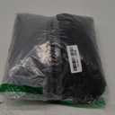 Obstal 6ft Stretch Black Spandex Table Cloth for Standard Folding Tables - 2 Pack Universal Rectangular Fitted Tablecloth Protector for Wedding, Trade Show, Vendor Stand