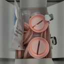 NCVI Electric Breast Pump 8782, Portable Hospital-Grade Double Pump with 4 Modes & 9 Levels, Anti-Backflow, Rechargeable Quiet Breastfeeding Pump for Efficient Comfortable Use at Home, Work or Travel