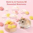 Flower Chews Treats Grain Natural Snacks, for Hamsters, Rabbits, Guinea Pigs & Gerbils Crunchy (BBD 08/14/26)