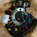 Magneto Stator 12 Coil Corrosion and Moisture Resistance Electric Motor Stator Replacement Par Compatible with GV250 GT250R GT250 GT125R GT125 GV125 2002-2010 32100 HG5100 32101 HG5100