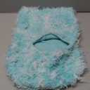 PATIKIL Distressed Balaclava Ski Mask, Balaclava Camo Knitted Face Mask Windproof Full Face Cover for Women Men Outdoor Sports, Green/White