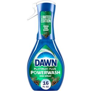 Dawn Powerwash Spray, Dish Soap, Dishwashing Liquid, Cleaning Supplies, Fresh Pine, 1 Starter Kit, 16 Fl Oz