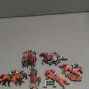 6 Pcs Derby Decorations Horse Racing Table Centerpieces Double Sided Horse Party Decor Wooden Derby Party Supplies for Home Office Festival Horse Birthday Tiered Tray (Broken Piece)