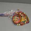 Aeelike Tunisian Crochet Hook Set - 11pcs Afghan Long Crochet Hooks 2-8 mm Aluminum & 12pcs Bamboo Hooks 3-10 mm with Plastic Cable, Colorful