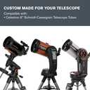 Celestron 94243 EclipSmart Solar Eclipse Telescope Filter – ISO 12312-2 Compliant, Secure Fit with Solar Safe Film, Works with 6” Schmidt-Cassegrain Telescopes, Black