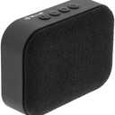 TELLUR Callisto Portable Bluetooth Speaker, Ultra Compact Fabric Design, FM Portable Radio Speaker, Hands-Free, USB, MicroSD/TF, MicroUSB Aux Port (Black)