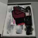 3 in 1 Hair Dryer & Volumizer, Ceramic Negative Ion Curling Dryer Styler with 3 Interchangerable Brush Heads (Green)