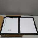 Magnetic Dry Erase Hidden Whiteboard with Black Wooden Frame, Gray Fabric Bulletin Board Exterior and Whiteboard Interior, 11.8x15.7inch (30x40cm)