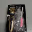 Dog Clippers Cordless Razors for Dogs Dog Hair Trimmers Pet Grooming Trimmers Electric cat Scissors for All Pets (Gold)