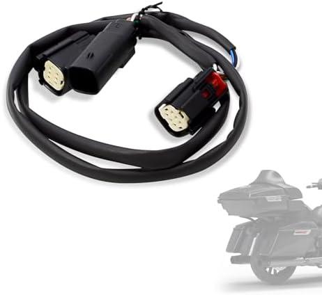 WOWTK Tour Luggage Pack Quick Disconnect Wiring Harnesses,Plug-n- Play Power tap Harness for Harley Touring 14-24,for Road King, Road Glide, Street Glide, Electra Glide Standard and Select CVO