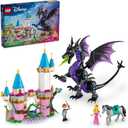 LEGO Disney Princess Maleficents Dragon Form Building Set for Kids and Sleeping Beauty Fans, Disney Princess Figure, Castle Toy, Fun Gift Idea for Girls and Boys Ages 7 Plus Who Love Aurora, 43240