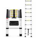 20.3 FT Aluminum Telescoping Extension Ladder Lightweight