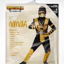Buy Spooktacular Creations Golden Ninja Costume for Kids Large