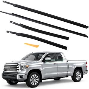 Car Window Weather Stripping for Toyota Tundra Double Cab 2007-2020