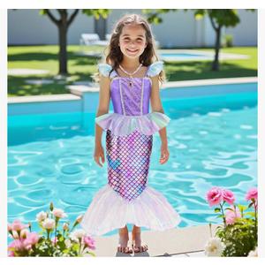 Meland Mermaid Dress - Little Mermaid Costume for Girls 3-10, Princess Dress Up for Birthday Gift, Halloween Costume Meland Mermaid Dress - Little Mermaid Costume for Girls 3-10, Princess Dress Up for Birthday Gift, Halloween Costume