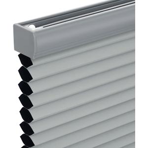 Changshade Cordless Cellular Shades, Blackout Honeycomb Shades for Windows, Pull Down Pleated Blinds, Easy to Install for Indoor Windows and French Doors, 36" W x 72" H, Grey