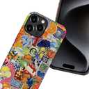 Case for iPhone 14 Pro Max,Retro Aesthetic Fruits Phone Case Military-Grade Drop Protection Cover for Women Girl - Frosted