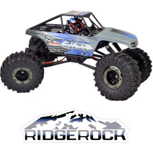 Redcat Racing Danchee Ridgerock 1/10 Scale 4WD Electric RC Rock Crawler RC Truck RTR with 2.4GHz Radio, Dual Motors, 4-Wheel Steering, USB Charger with RC Crawler Li-ion Battery, 440mm