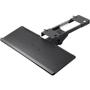 Monoprice Adjustable Ergonomic Keyboard Tray  With a 26.4 x 10in Full Size Platform, Extends Min 18.2in / Max 30.8in, Black - Workstream Collection