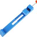 4 x Adjustable Cutting Machine Base Guide, Electric Circular Saw Milling Positioning Clamp Precision Wood Cutting Guide Cutting Machine Base Guide for Cutting and Milling Tasks(Blue)