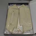 VERNASSA Large Capacity Travel Makeup Bag for Women, Waterproof Portable Cosmetic Bag with Compartments, Foldable Flat Lay Design for Easy Access, Perfect for Toiletries & Beauty Essentials (White)