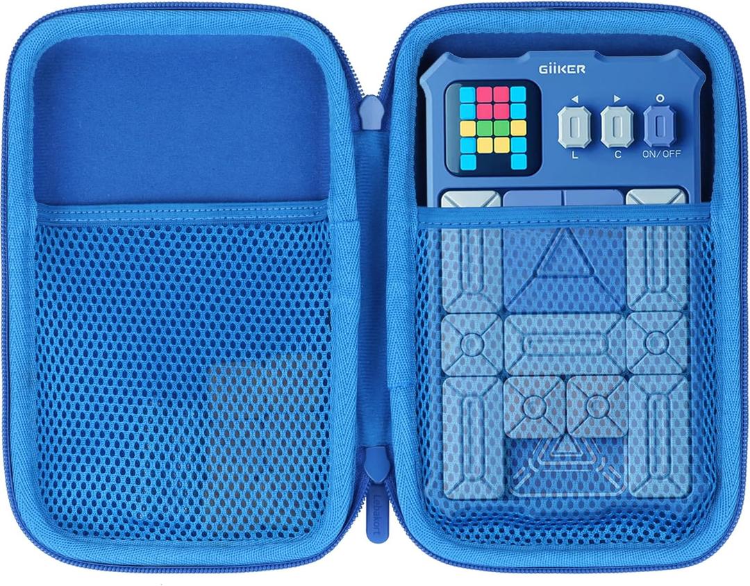 Storage Case Compatible with GiiKER Super Slide Puzzle Original 500+ Challenges Brain Teaser Puzzle (Blue Case)