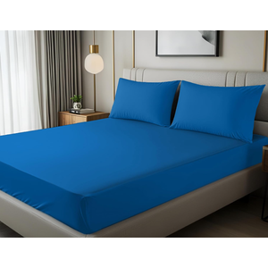 Utopia Bedding Queen Fitted Sheet - Bottom Sheet - Deep Pocket - Soft Microfiber - Shrinkage and Fade Resistant - Easy Care -1 Fitted Sheet Only (Dusk Blue)