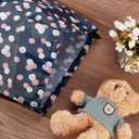 92 x 20 Inch Flower Oxford Cloth Jumbo Rug Storage Bag, Dustproof Carpet Protection Bags, Rolled Rugs Drawstring Carpet Pouch for Indoor Outdoor Carpet Storage Packing