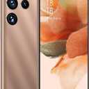 Mobile Phone, 5.0-inch Screen, Android 9.0 OS,16GB ROM (SD to 128GB), Dual SIM Dual CamerasFace ID Unlock Cell Phones(Gold)