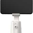 AI-Powered Phone Mount with Wide-Angle Sensing Camera, Auto Face Tracking Tripod, Three-Axis Operation 360 Follow Head, Smart Shooting Holder - Grey