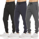 Oivino Sweat Pants,Men's 3 Pack Fleece Active Athletic Jogger Sweatpants with Drawstring,Oivino Sweatpants Joggers