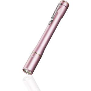 LUMINTOP IYP365 LED Penlight, Super Bright High Color Rendering Nichia LED Aluminum Alloy Pen Light for Diagnostic, IPX-8 Waterproof, 3 Modes, Powered by 2AAA Battery (Pink)